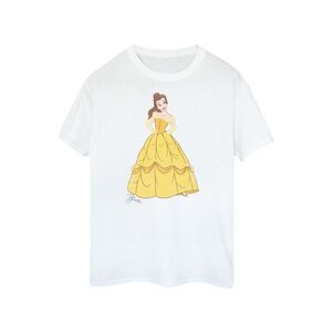 Beauty And The Beast Girls Belle Cotton T-Shirt / White